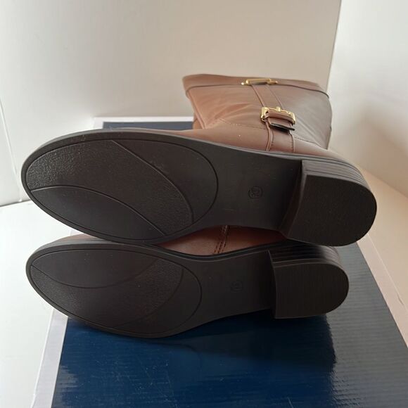 Karen Scott Deliee2 Riding Boots, Cognac size 7M - Picture 5 of 6